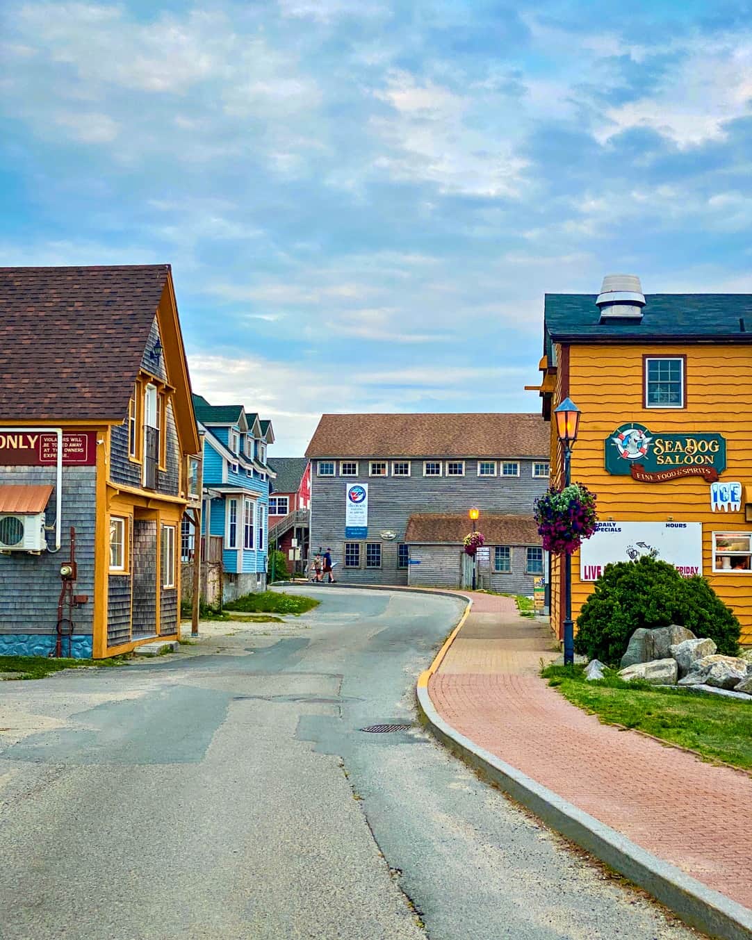 Stadtzentrum von Shelburne in Nova Scotia, Kanada