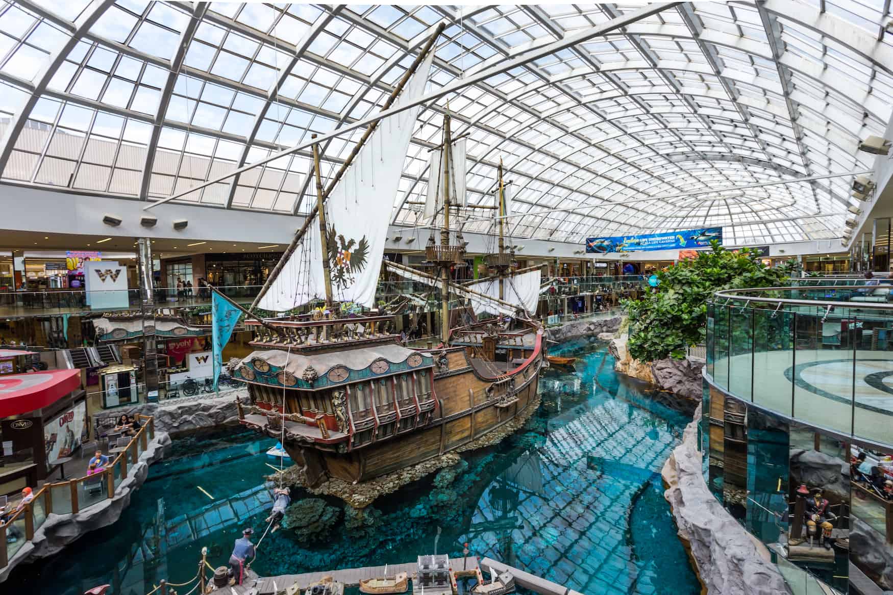 Piratenschiff in der West Edmonton Mall