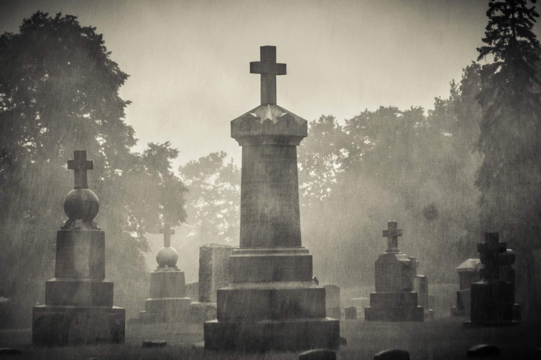 Verlassener Friedhof in Niagara-on-the-lake