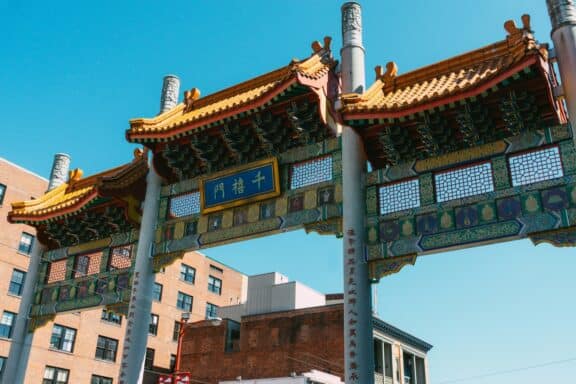 Eingang zur Chinatown in Vancouver.
