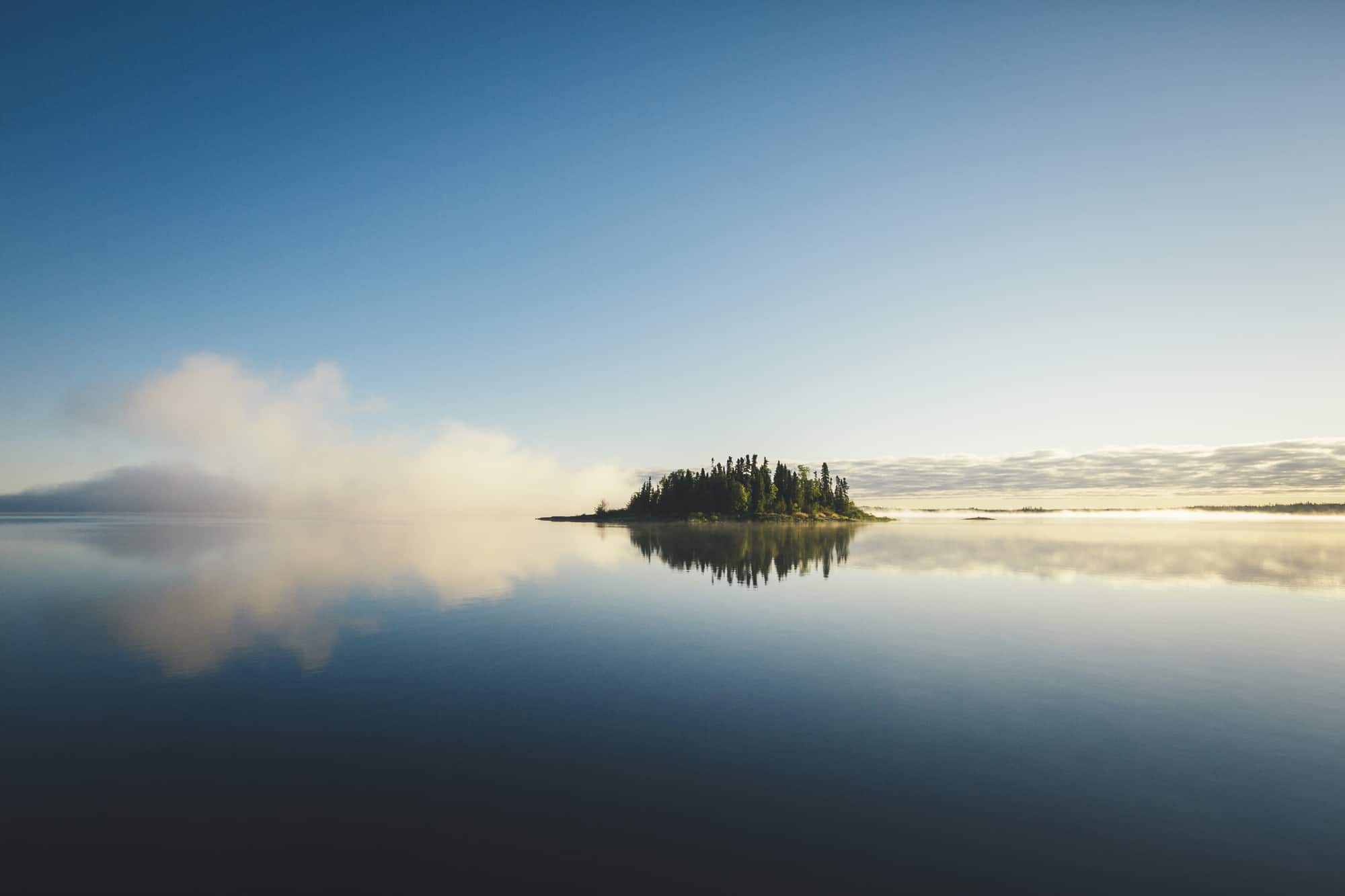 Insel im Lake Superior in Ontario