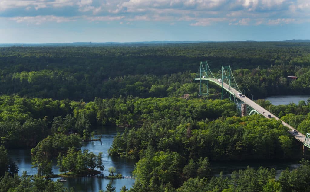 Aussicht vom Tower 1000 Islands