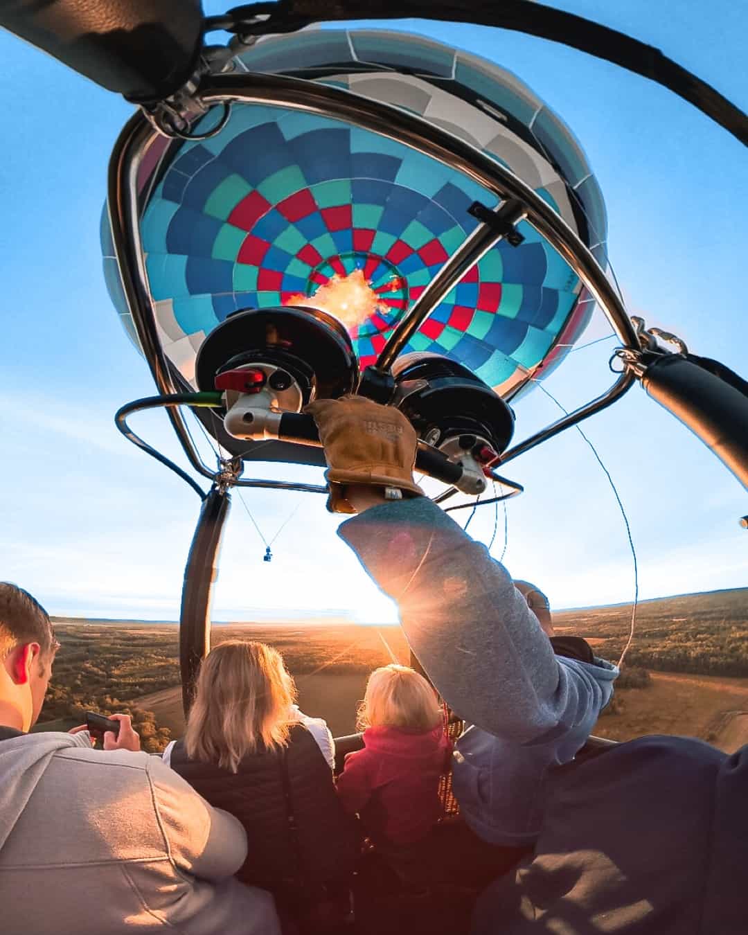 Heißluftballonfahrt über das Annapolis Valley