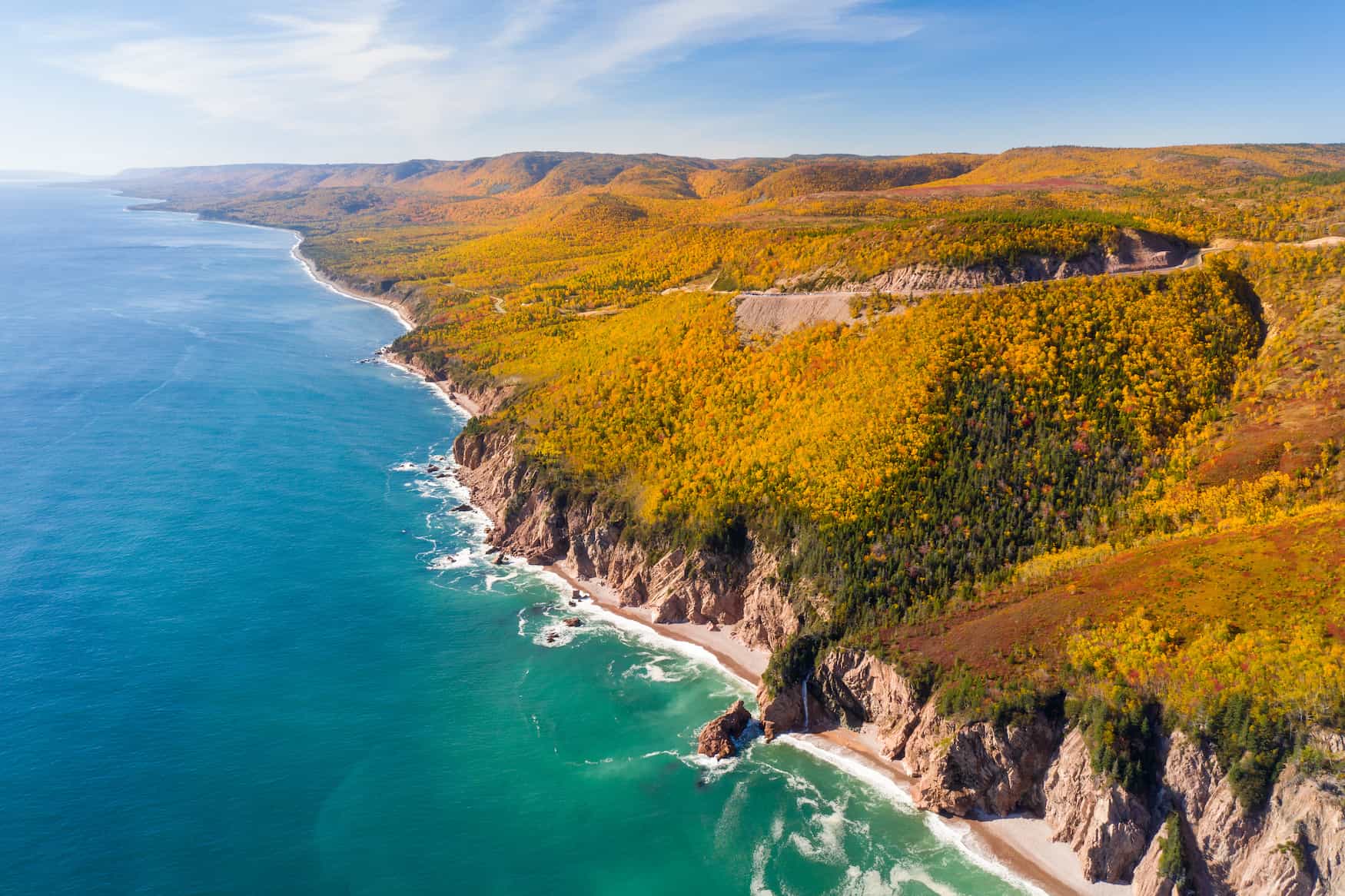 Küstenlinie am Cape Smokey