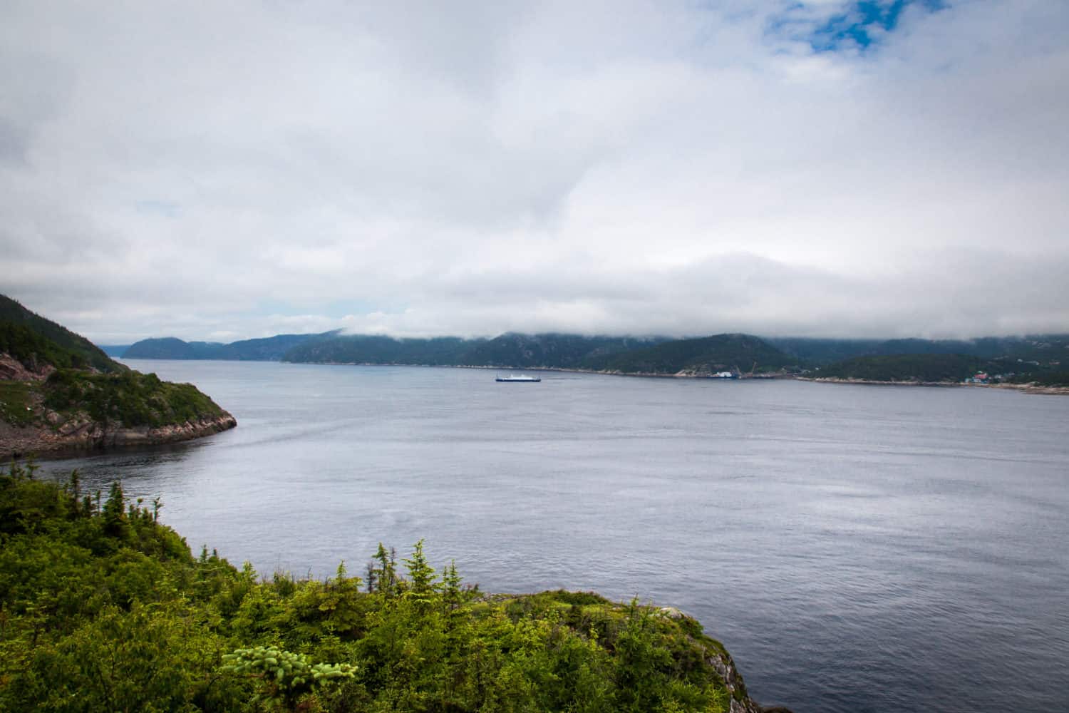 Blick auf den Sankt-Lorenz-Strom, Quebec, Canada