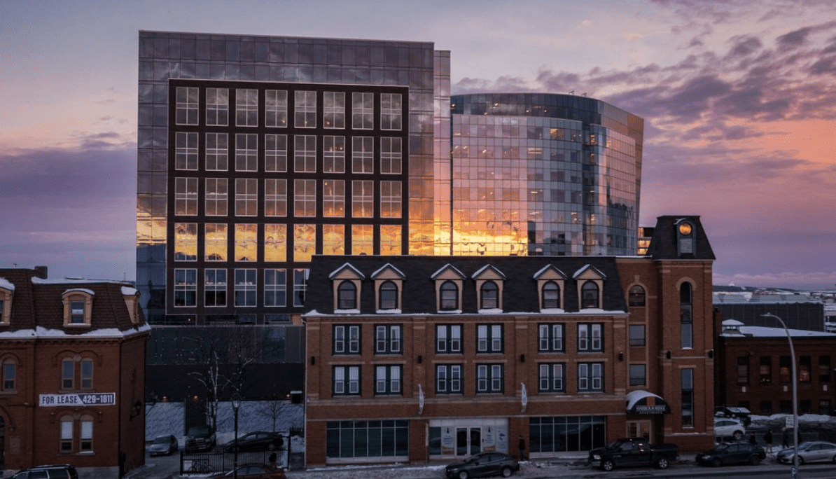 Halifax Convention Centre bei Sonnenuntergang