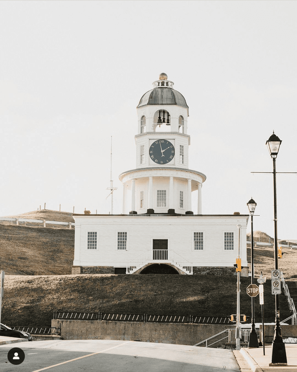 Einer der besten Instagram Spots in Halifax ist die Old Clock Town