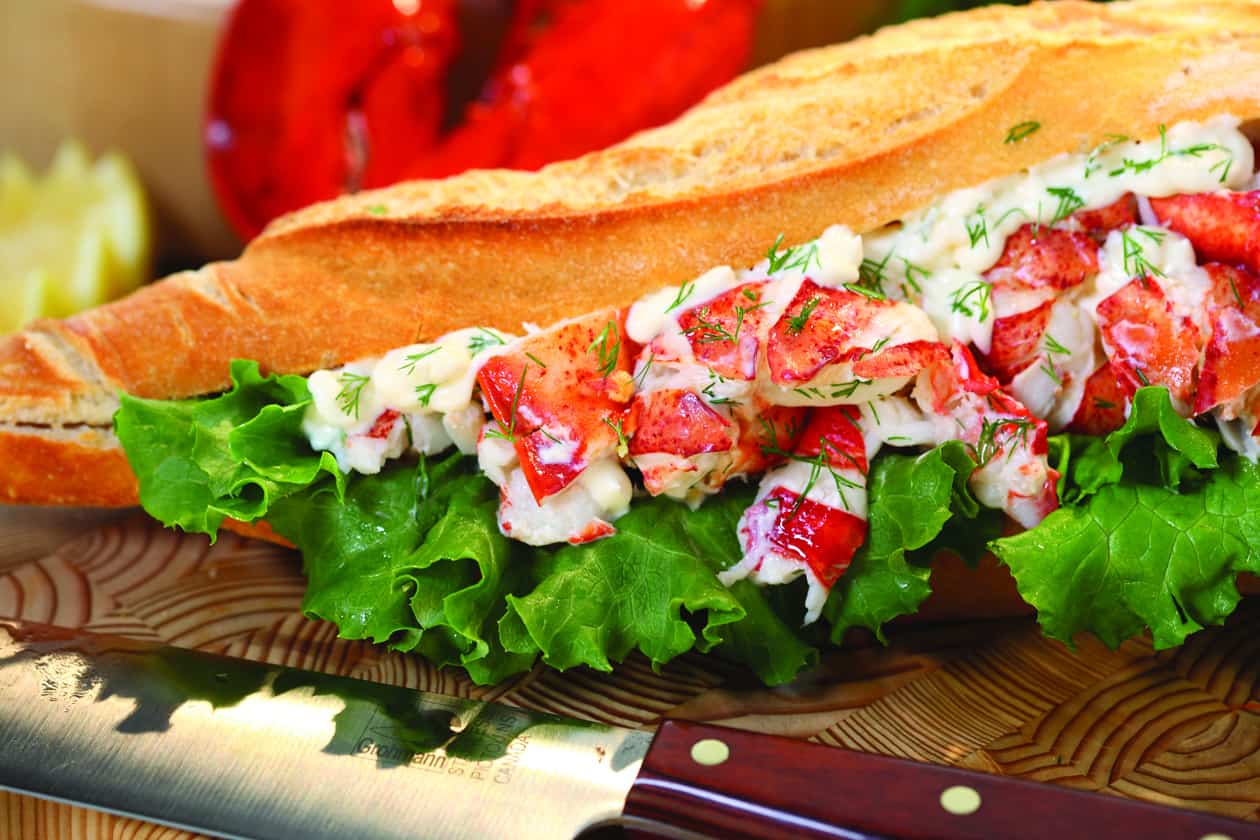 Hummerbrötchen, Fischbrötchen, Citrus Lobster Roll
