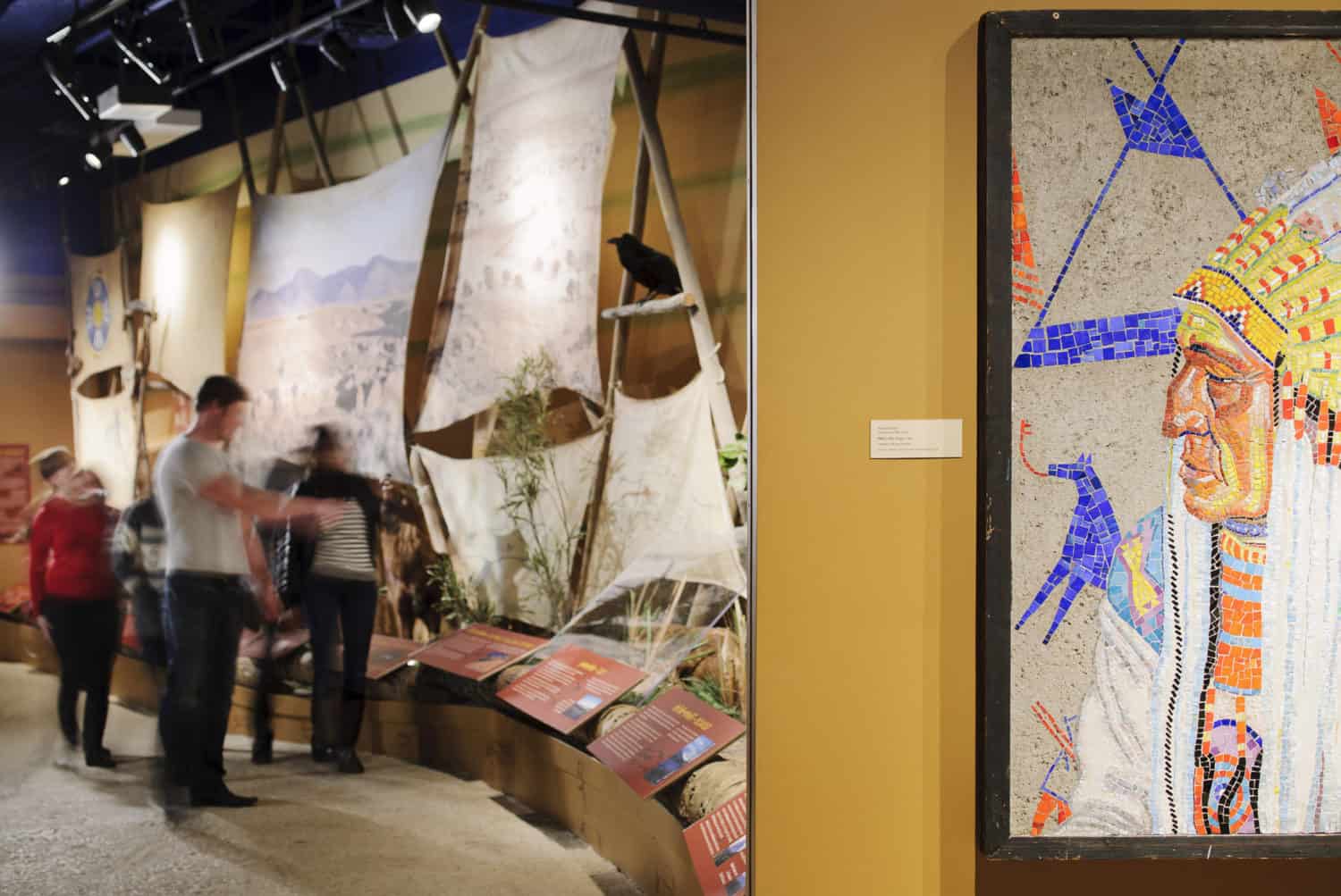 Glenbow museum mit Indianerbild