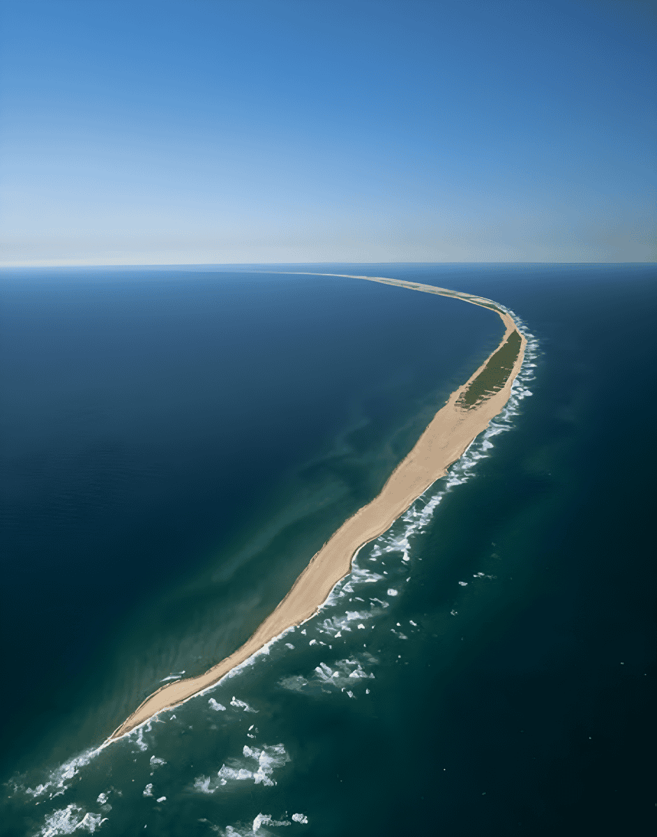 Blick auf Sable Island in Nova Scotia.
