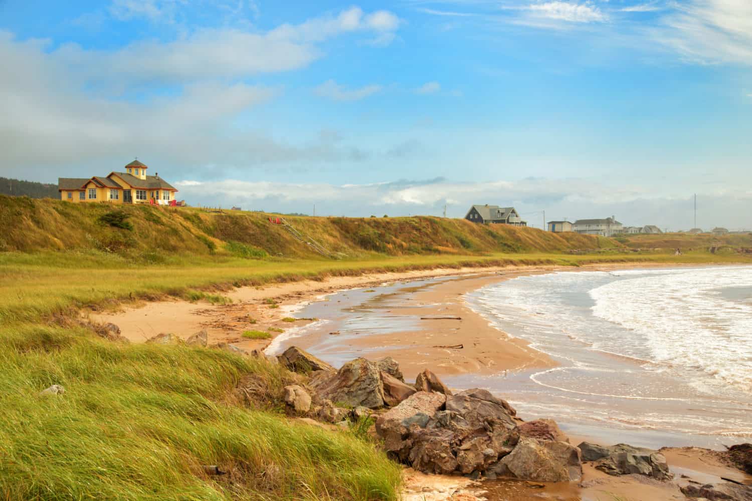 Havre-Aubert Beach, Iles de la Madeleine, Quebec, Kanada.