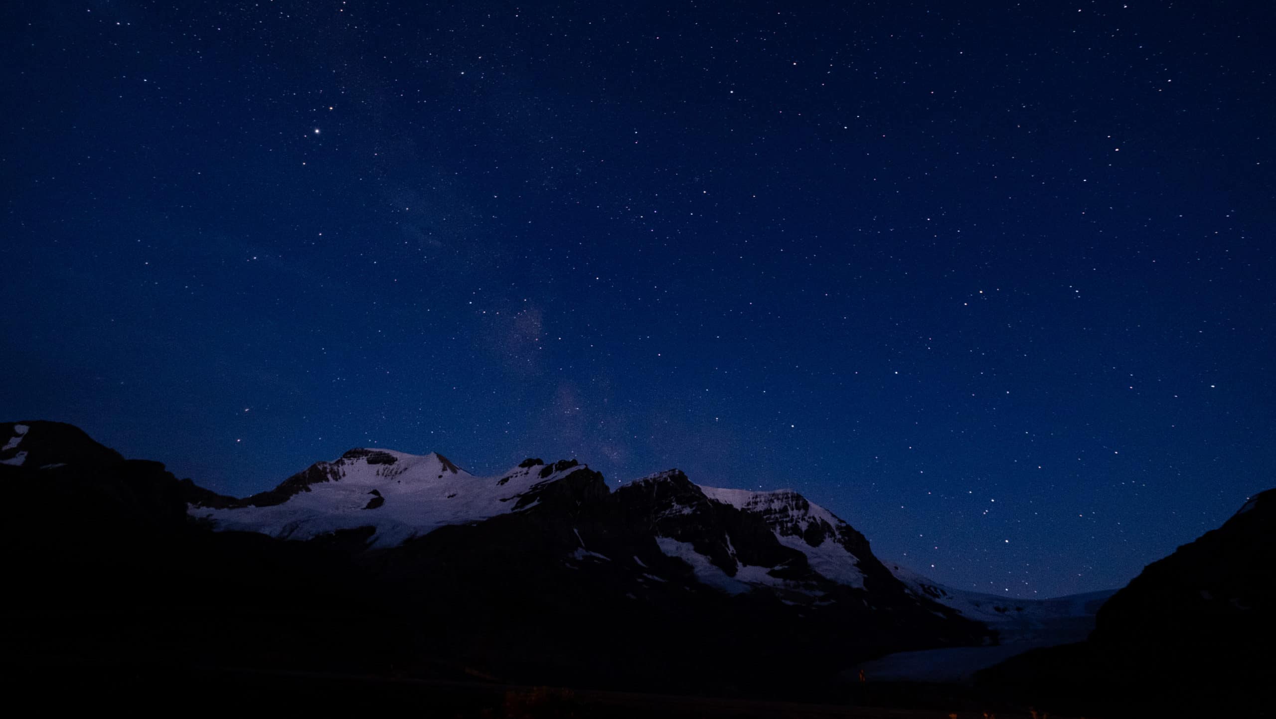 Sternenhimmel über dem Jasper National Park, Alberta
