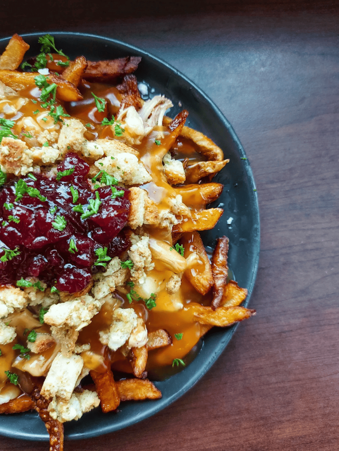 Poutine von La Poutine in Edmonton in Alberta.