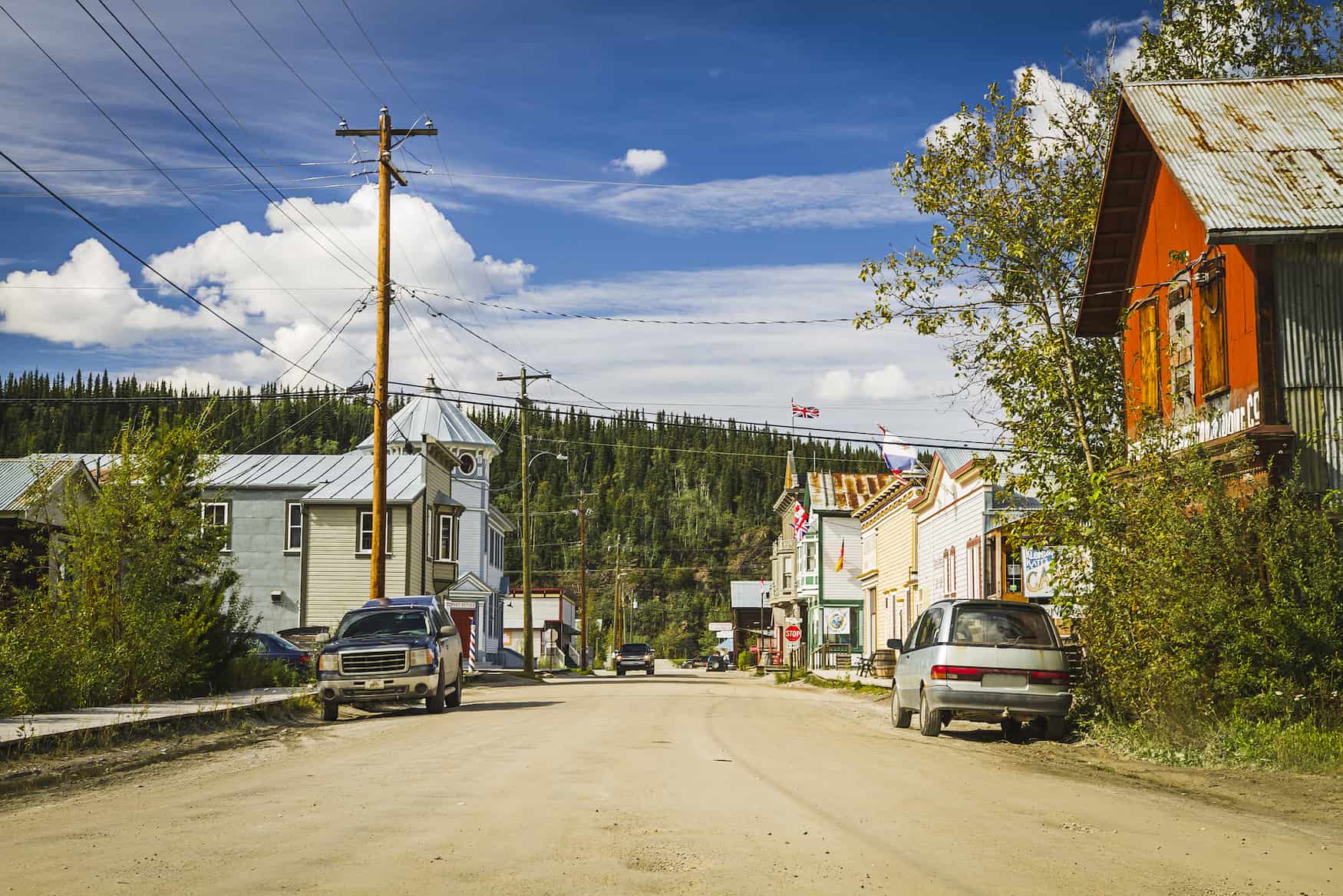 Downtown of Dawson City