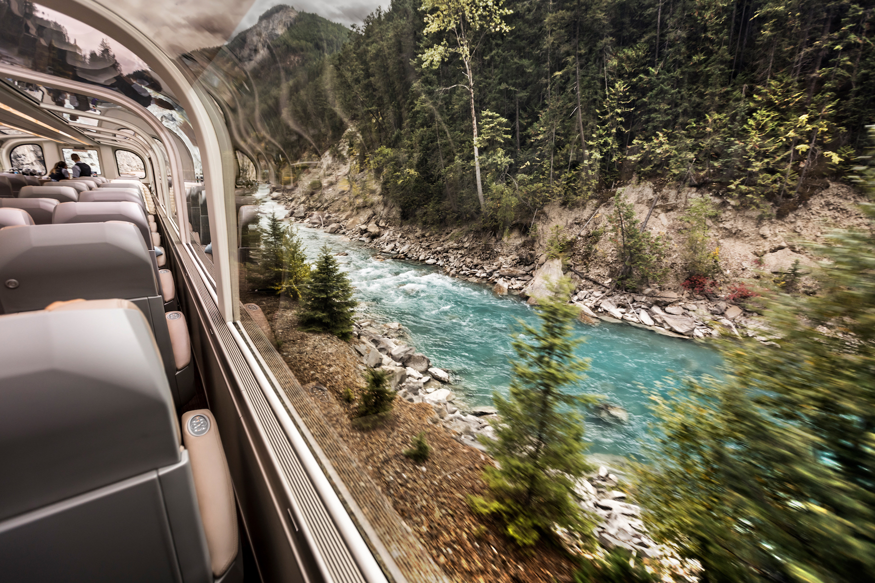 Panoramadeck des Rocky Mountaineer