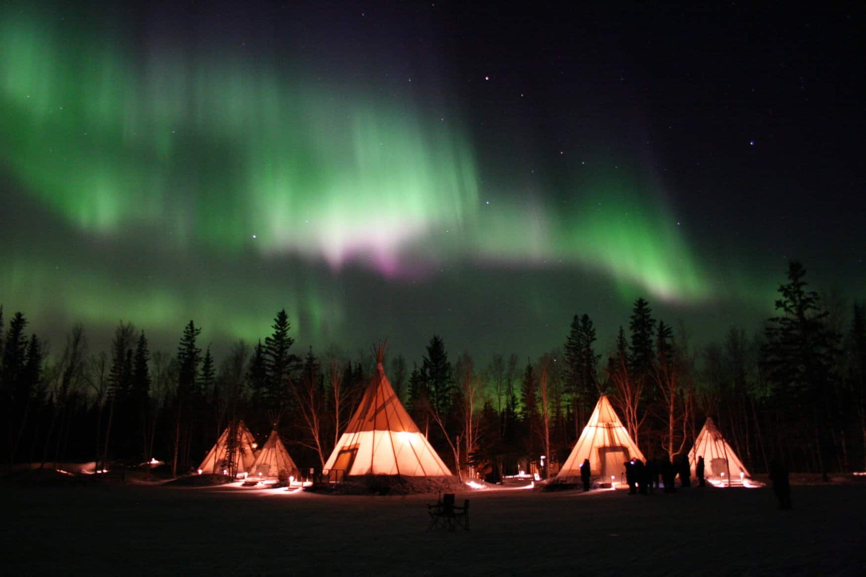 Auroravillage, eines der indigenen Erlebnisse in Kanada