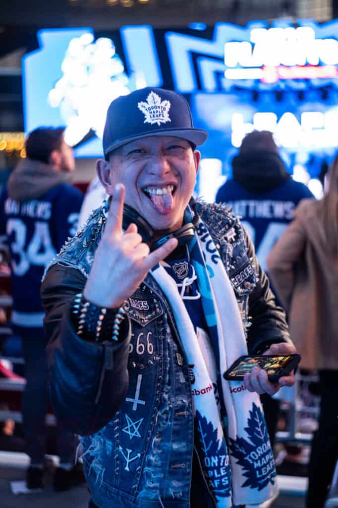 Maple Leafs Fan in Toronto