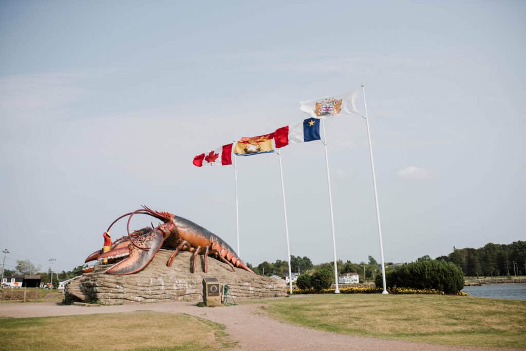 Hummer Statue in Shediac, New Brunswick