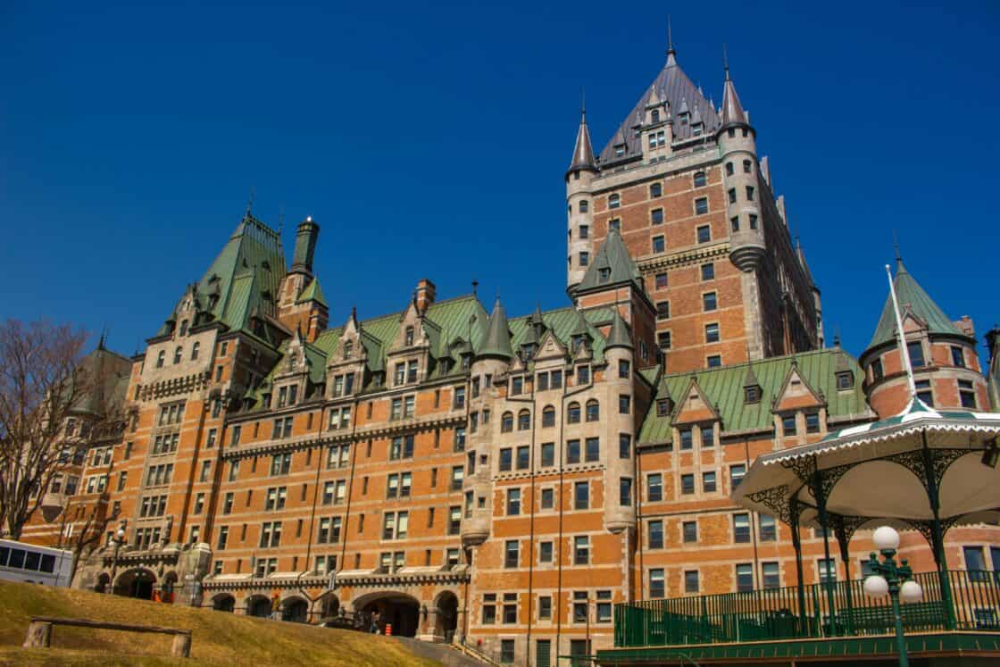 Fairmont Le Chateau Hotel in Québec von außen