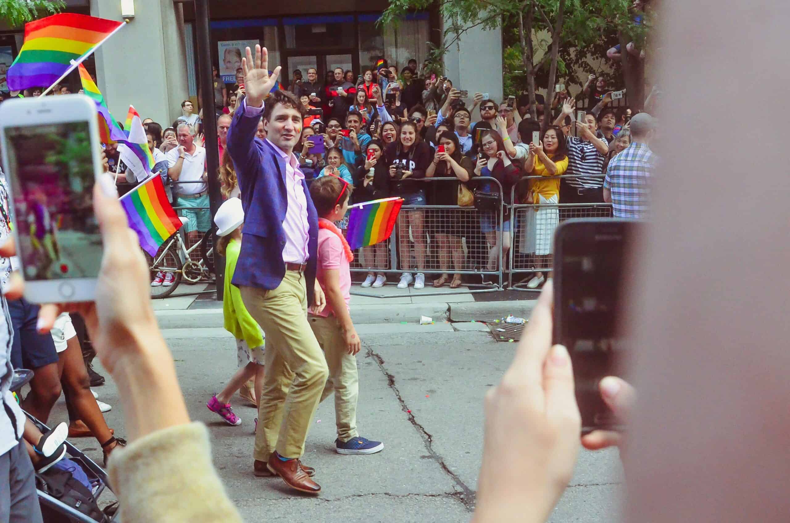 Justin Trudeau  beim Christopher Street Day