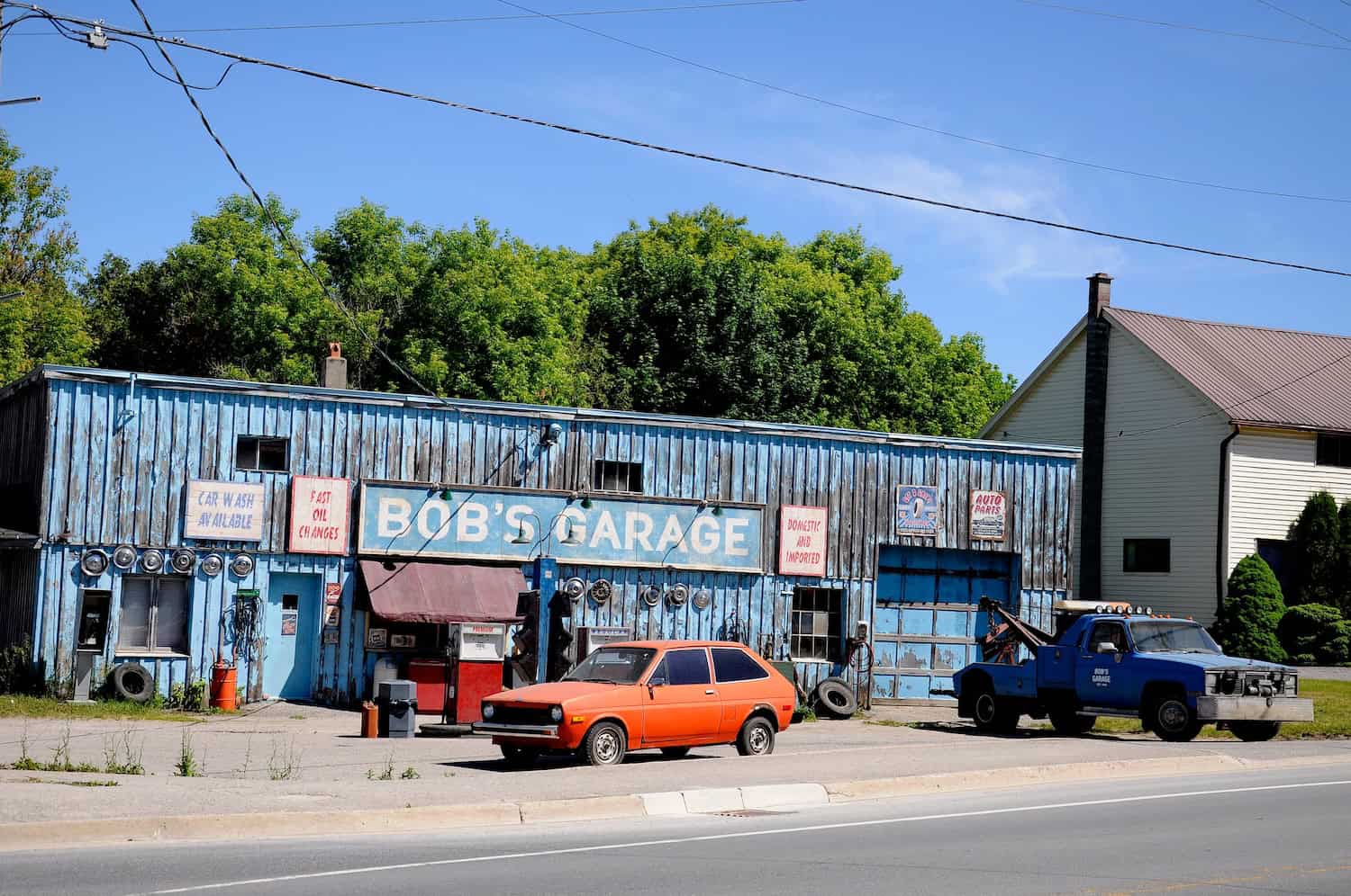 Bob's Garage in Goodwood, Ontario. Kulisse aus Schitt's Creek.