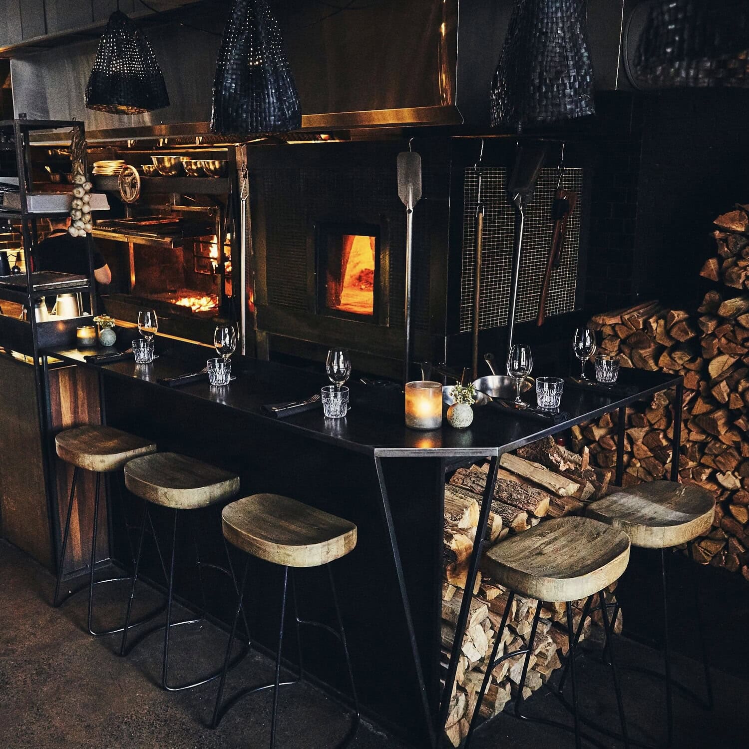 Bar im Foxy Restaurant in Montreal.