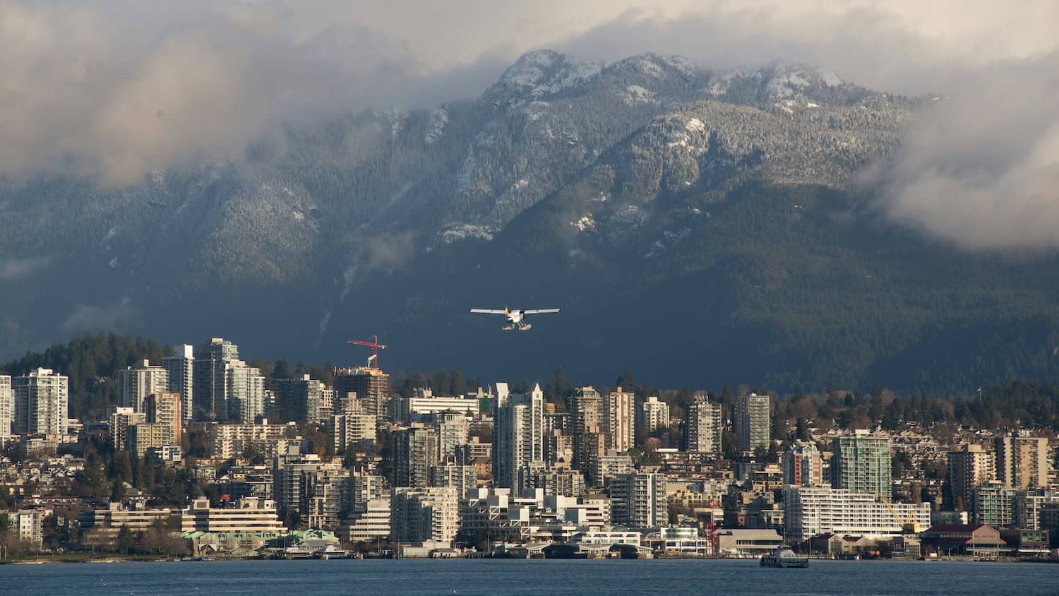 Wasserflugzeug vor Vancouver.