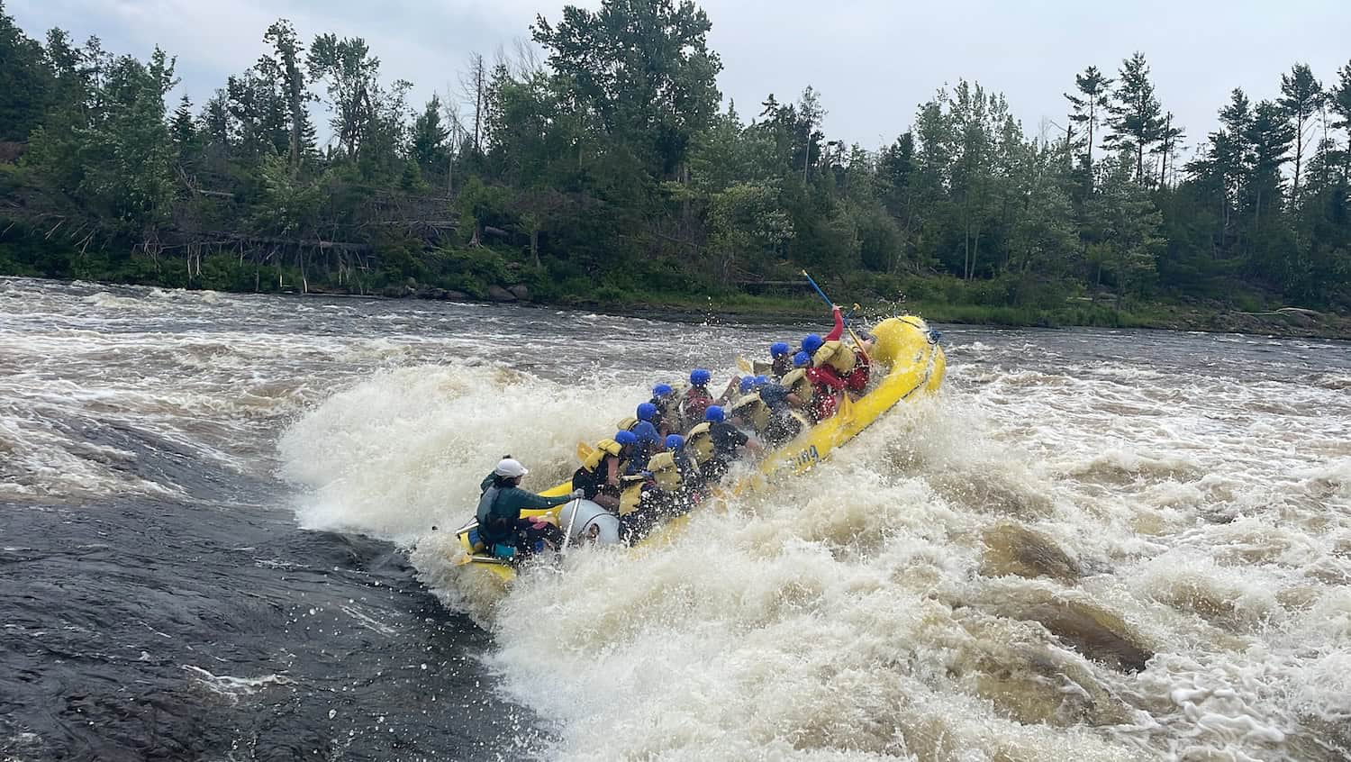 Rafting auf dem Ottawa River in Ontario