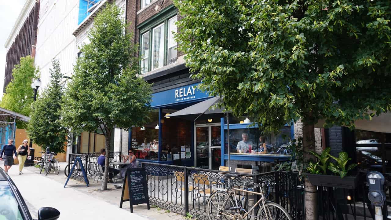Relay Coffee Roasters in Hamilton. 