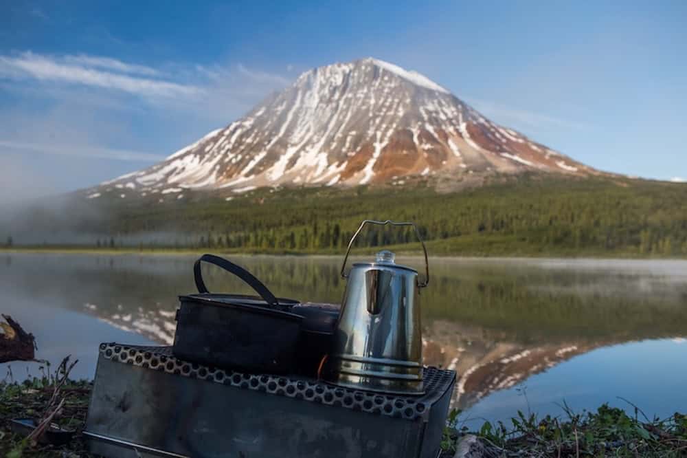 Shore Lunch am See in den NWT.
