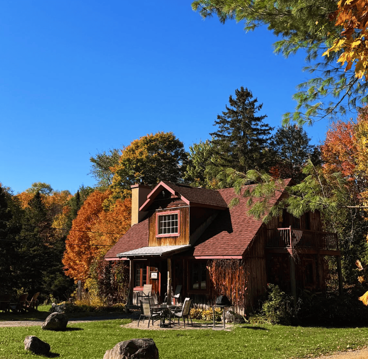 Besondere Unterkünfte in Le Baluchon Éco-villégiature in Québec.