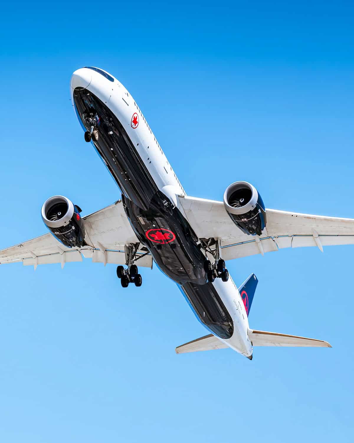 Flugzeug von AirCanada.