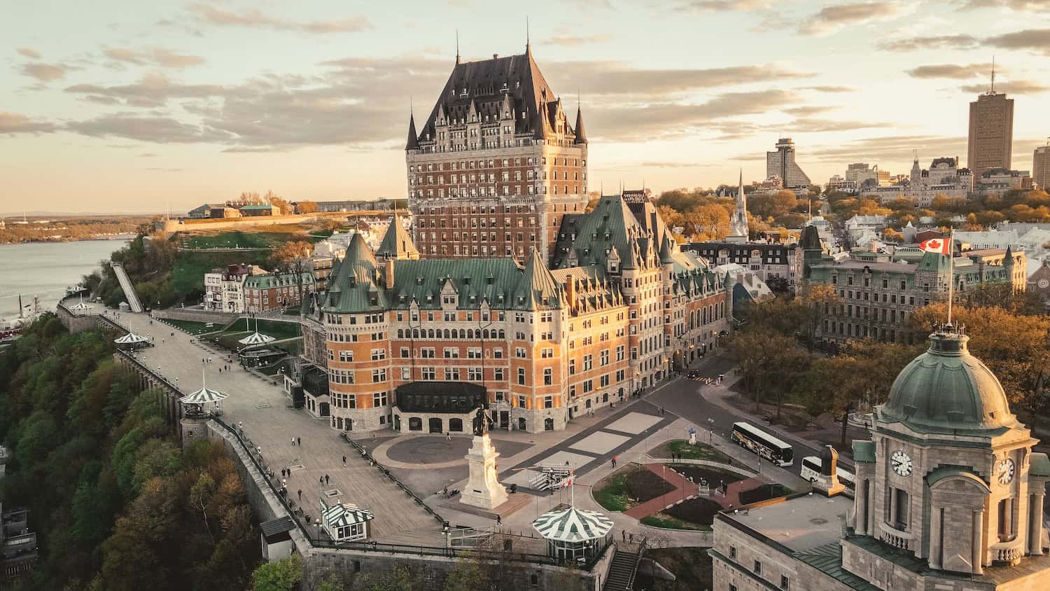 Château Frontenac Hotel in Québec City. 