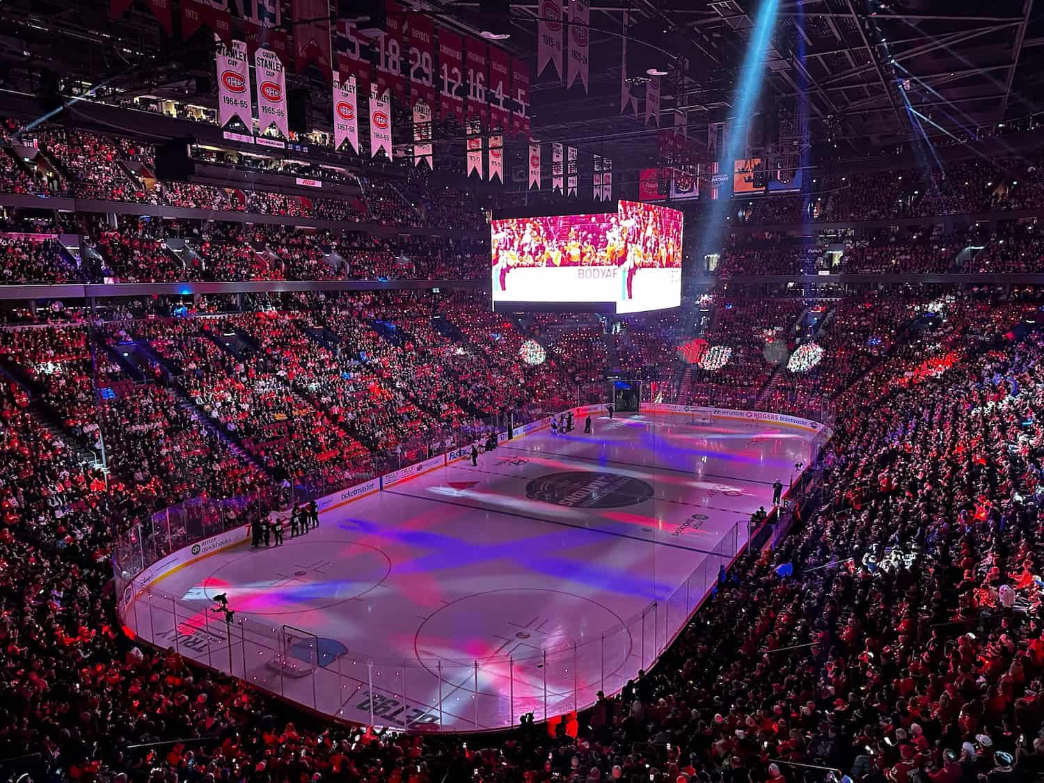 Eishockeystadion in Montreal.